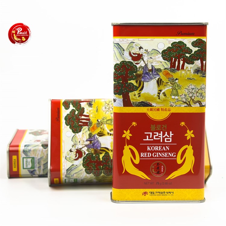 Hồng sâm củ khô cao cấp Daedong 75gr – Sản phẩm độc quyền